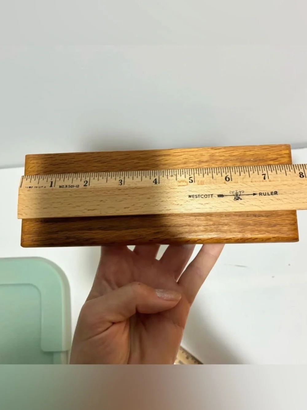 Vintage Orange Tone Mini Wood Wall Mounted Display Shelves